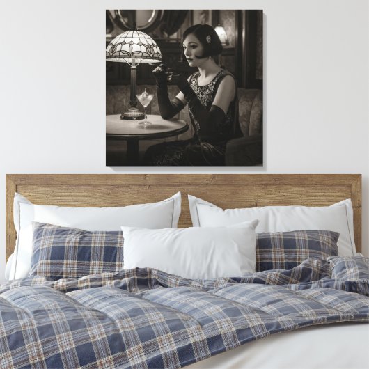 Melancholy, by Natasha Us Canvas Afdruk (Insitu (Slaapkamer))