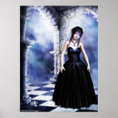Melancholy Day Dreams Gothic Art Poster (Voorkant)