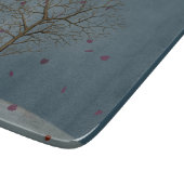 Melancholy Heart Shaped Tree under the Full Moon Snijplank (Hoek)