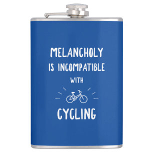 Melancholy is niet compatibel met fietsen heupfles
