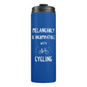 Melancholy is niet compatibel met fietsen thermosbeker (Voorkant)