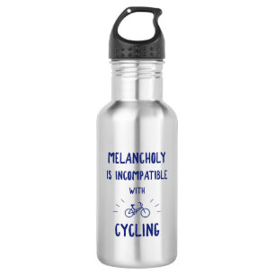 Melancholy is niet compatibel met fietsen waterfles