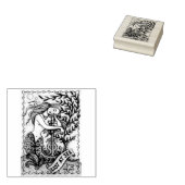 MELANCHOLY MERMAID FANTASY RUBBER STEMPEL (Gestempeld)