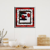 Melancholy Music en Rozen Poster (Keuken)
