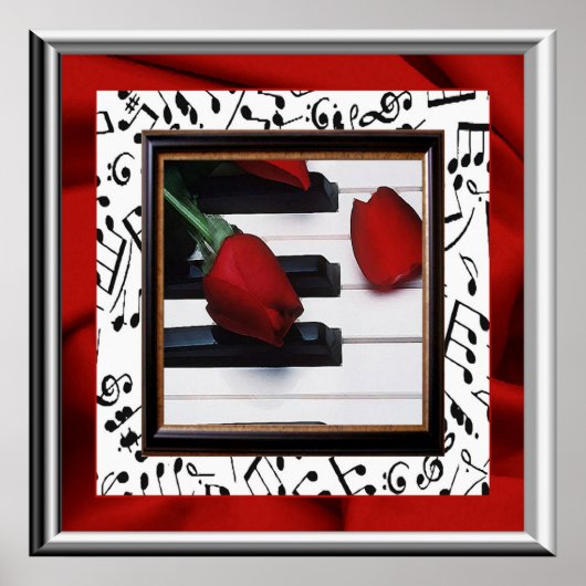 Melancholy Music en Rozen Poster (Voorkant)