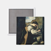 Melancholy (olie op canvas) magneet (Voorkant / Achterkant)