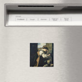 Melancholy (olie op canvas) magneet (Insitu (Vaatwasser))