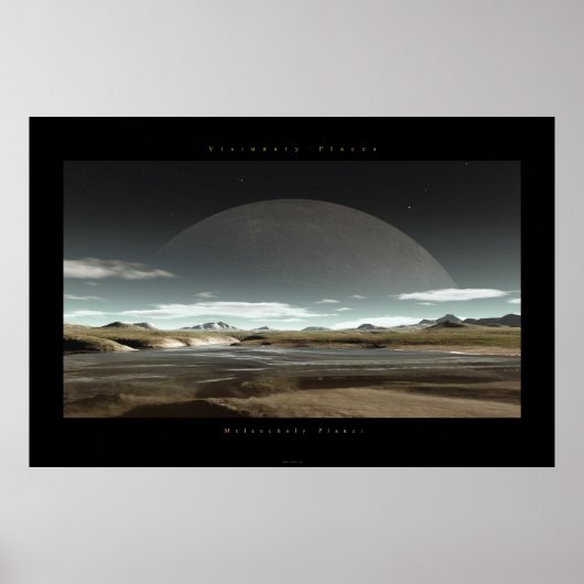 Melancholy Planet Poster (Voorkant)
