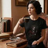 Melancholy Queen Gothic Dark Fantasy Portrait Tri-Blend Shirt