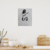 Melancholy, Sadheid, Depressie, Fairy, Fairy art Poster (Keuken)