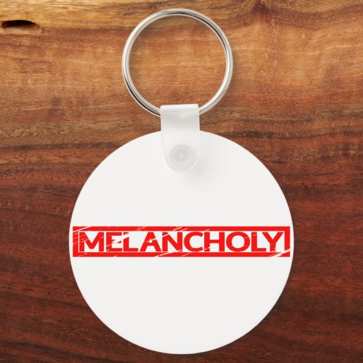 Melancholy Stamp Sleutelhanger (Achterkant)