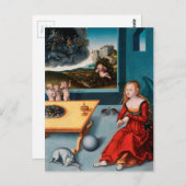 Melancholy van Lucas Cranach aan de Ouder Briefkaart (Voorkant / Achterkant)