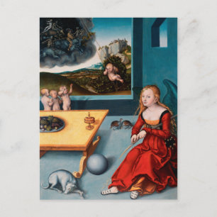 Melancholy van Lucas Cranach aan de Ouder Briefkaart