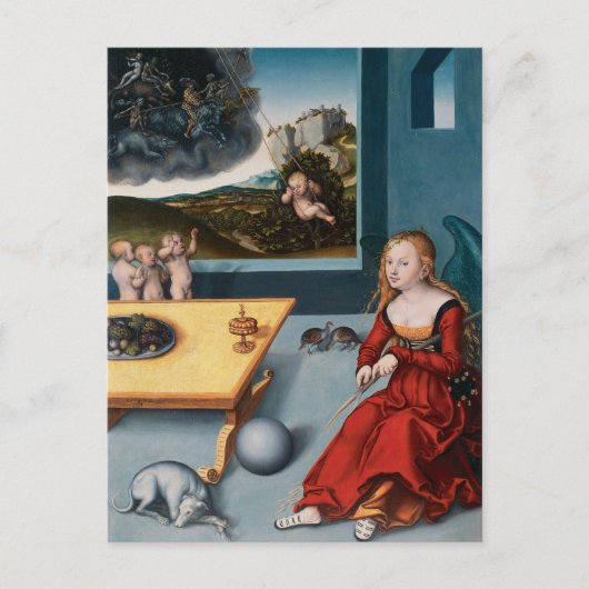 Melancholy van Lucas Cranach aan de Ouder Briefkaart (Voorkant)
