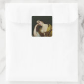 Melancholy Vierkante Sticker (Tas)