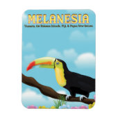 Melanesië Toekan reisposter Magneet (Verticaal)