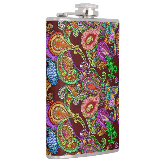 Melange Paisley Flask Heupfles (Rechts)