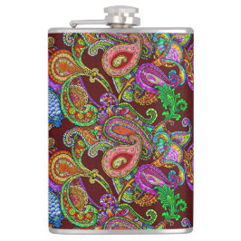 Melange Paisley Flask Heupfles
