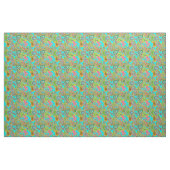 Melange Paisley in Turquoise en Green Stof (Fat Quarter)