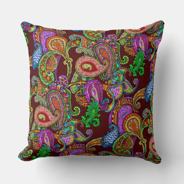 Melange Paisley Pillow - Condensed Kussen (Voorkant)