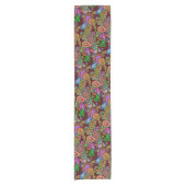 Melange Paisley Table Runner Korte Tafelloper (Voorkant)