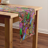 Melange Paisley Table Runner Korte Tafelloper (Voorbeeld)