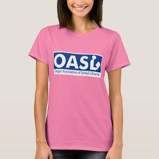 Melange Ringer T-Shirt van Logo van OASL (Voorkant)