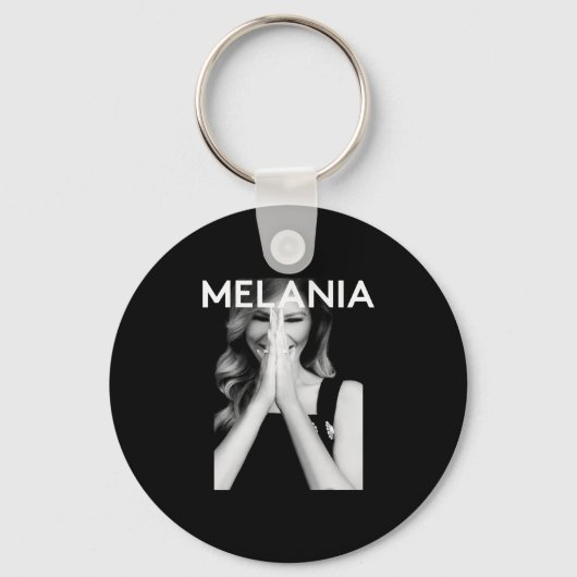 Melania Crypto Meme Munt  Sleutelhanger (Voorkant)