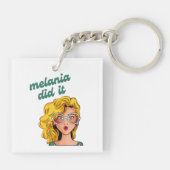 Melania deed het Sleutelhanger (Achterkant)