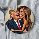Melania Donald Trump Ronde Button 6,0 Cm (In situ)
