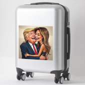 Melania Donald Trump Sticker (Koffer)