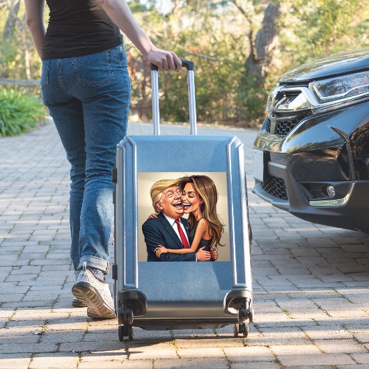 Melania Donald Trump Sticker (Koffer Insitu)