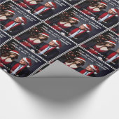 Melania en Donald geven geen F*ck Cadeaupapier (Hoek)