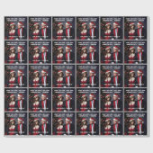 Melania en Donald geven geen F*ck Cadeaupapier (Vlak)