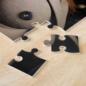 Melania en Donald Trump Kerstmis Legpuzzel (Zijkant)