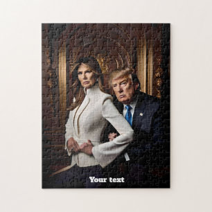 Melania en Donald Trump Legpuzzel
