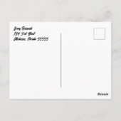 Melania en Donald Trump Vrolijk kerstfeest Briefkaart (Achterkant)