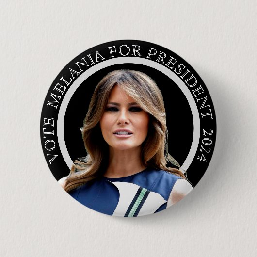 Melania for President 2024 Ronde Button 5,7 Cm (Voorkant)
