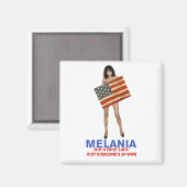 Melania, geen first lady iemands derde vrouw magneet (Voorkant / Achterkant)