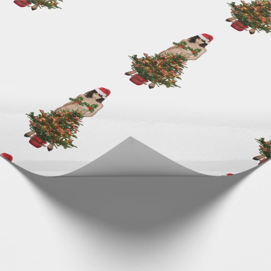 MELANIA, het kerstplan Cadeaupapier (Hoek)