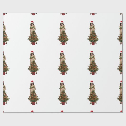 MELANIA, het kerstplan Cadeaupapier (Vlak)