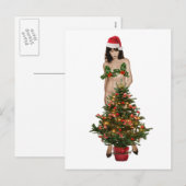 MELANIA, het kerstplan Feestdagenkaart (Voorkant / Achterkant)