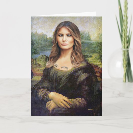 Melania Lisa politiek incorrecte Kaart (Voorkant)