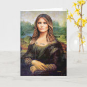 Melania Lisa politiek incorrecte Kaart (Gele Bloem)