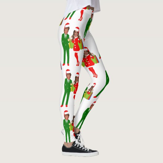 melania santa trump leggings (Rechts)