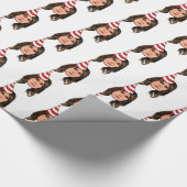 MELANIA TRUMP BIRTHDAY CADEAUPAPIER (Hoek)