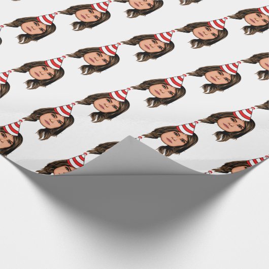 MELANIA TRUMP BIRTHDAY CADEAUPAPIER (Hoek)