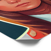 Melania Trump Comics Style Poster (Hoek)