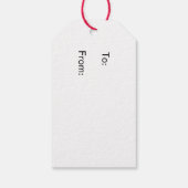 Melania Trump die een F*ck geeft over Kerstmis Cadeaulabel (Achterkant)