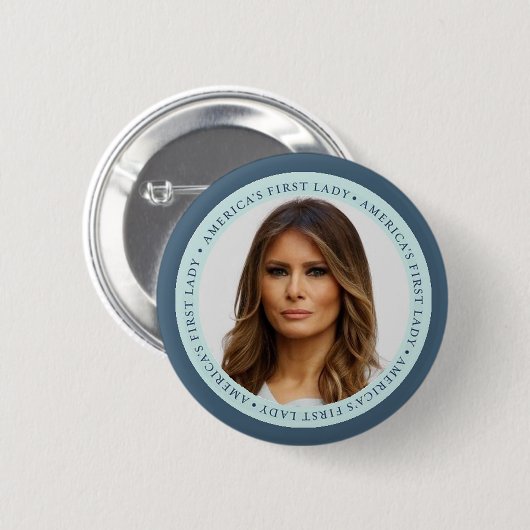 Melania TRUMP First Lady Button (Voorkant /achterkant)